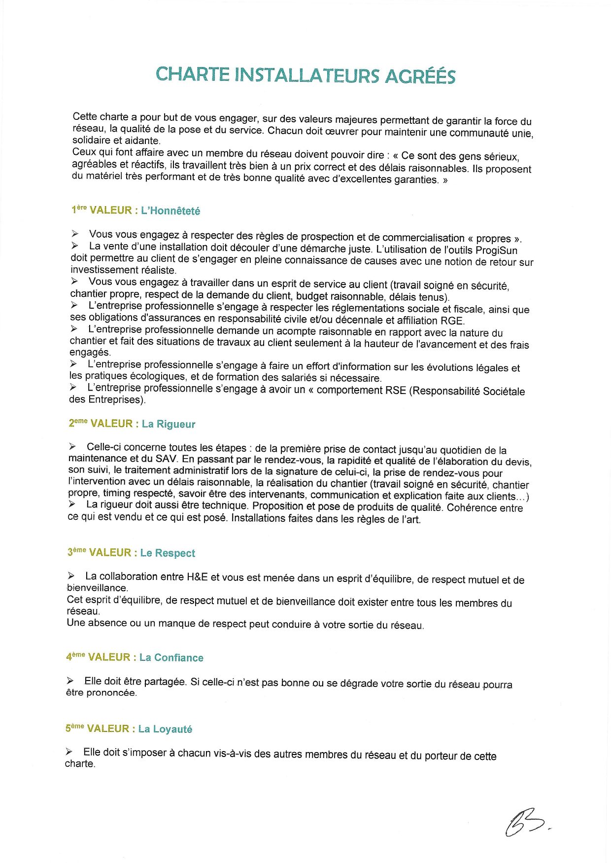 Charte éthique Bruselec
